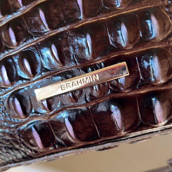 Brahmin Elaine Truffle Python crossbody bag - Picture 5 of 10